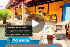 Casa 3 quartos com área gourmet no Bairro Três Marias