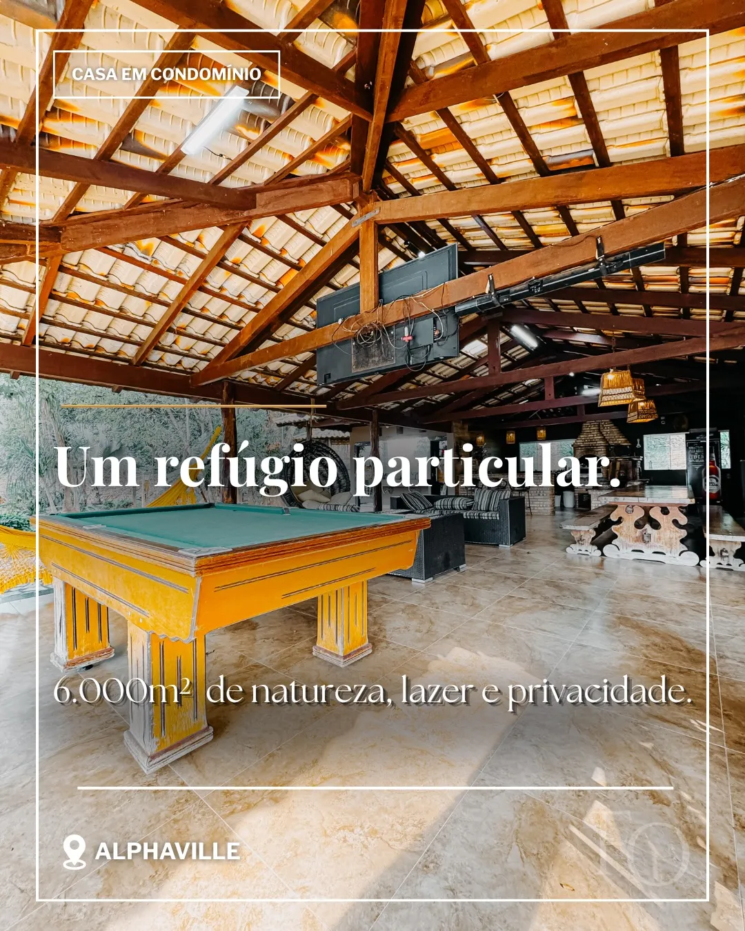 Casa 300 m² no Condomínio Alphaville – 3 quartos