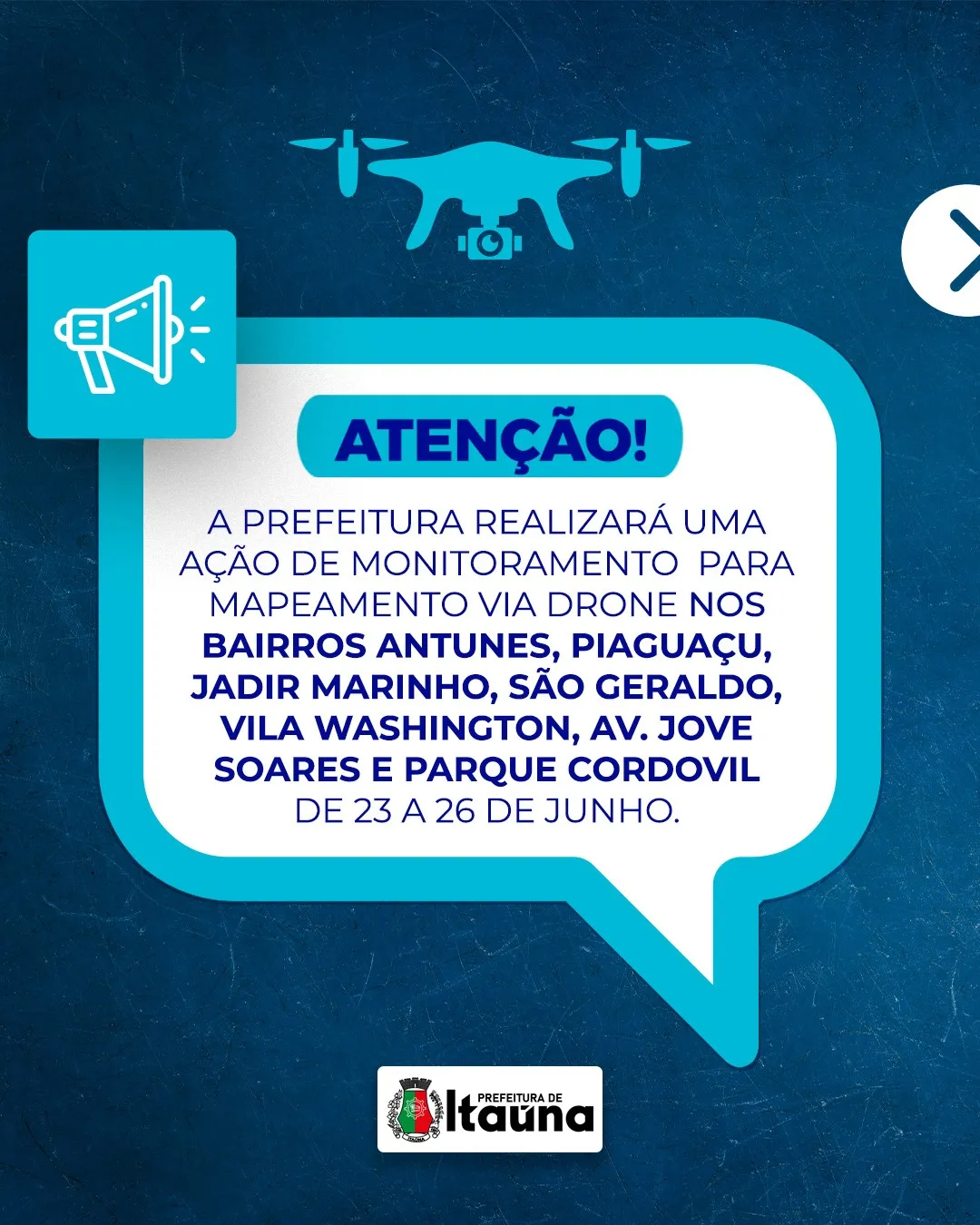 Monitoramento aéreo com drones em Itaúna