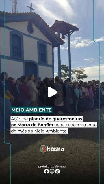 Ação especial em comemoração ao Mês do Meio Ambiente no Alto do Morro do Bonfim