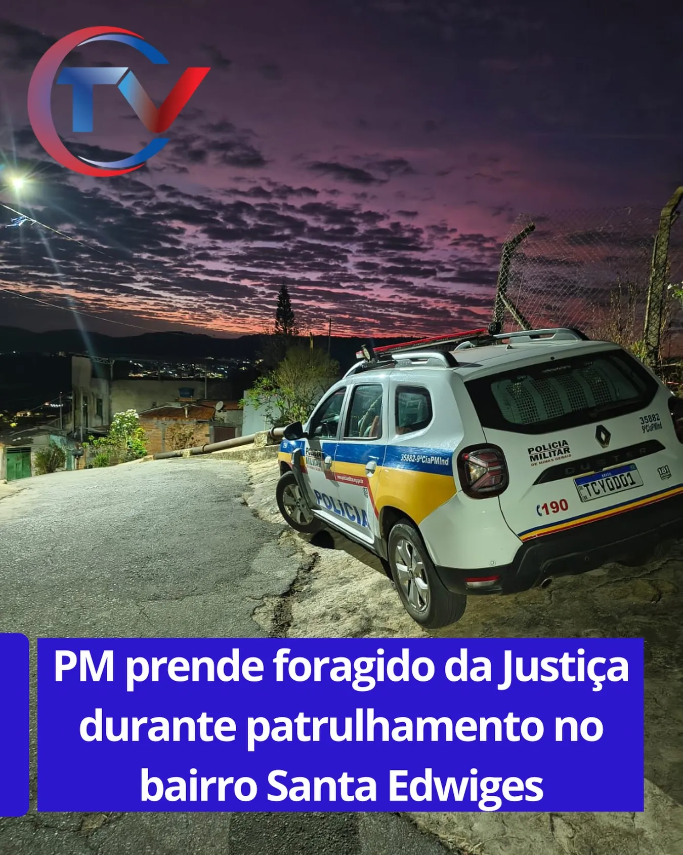 Prisão de foragido no Santa Edwiges
