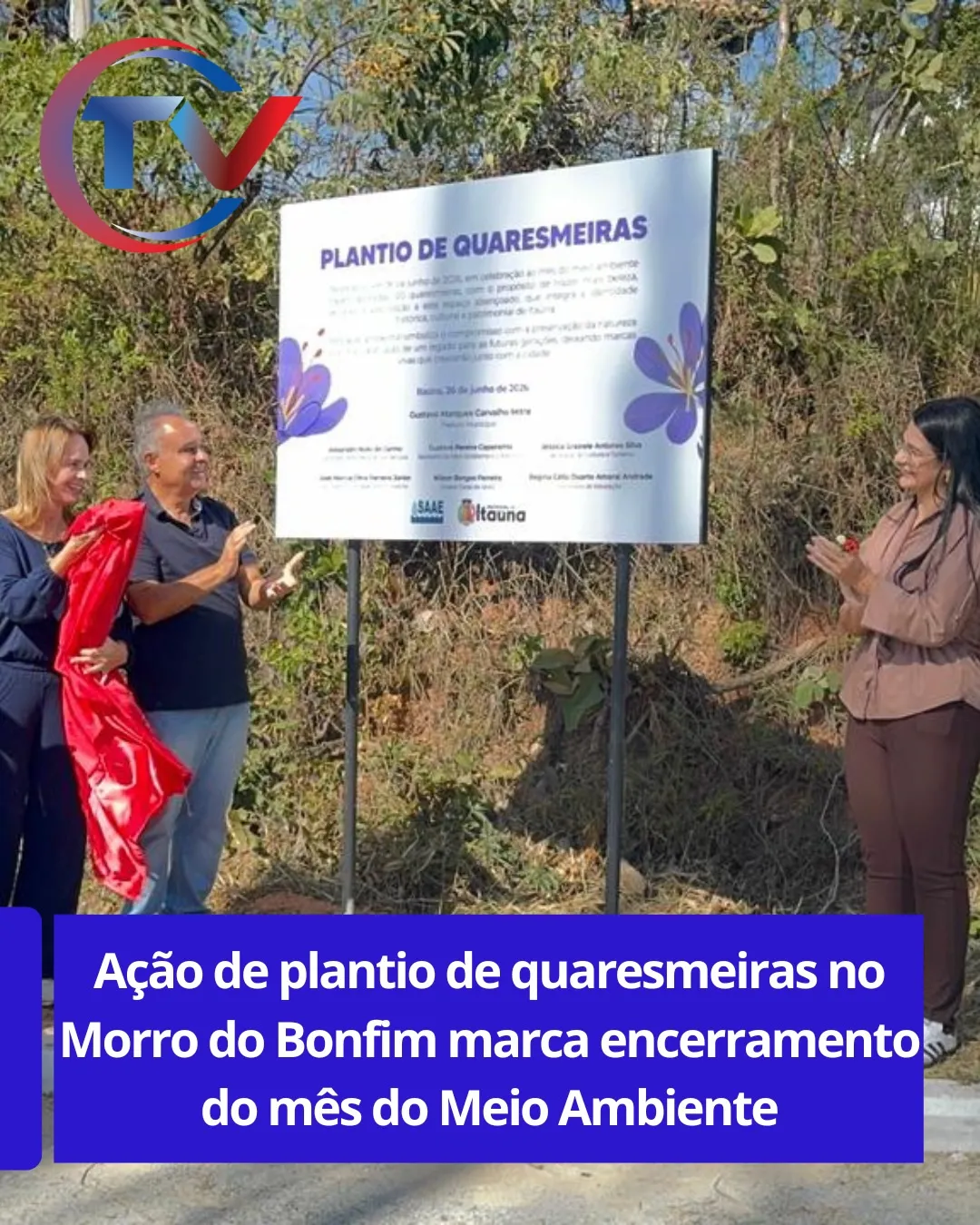Ação ambiental no Alto do Morro do Bonfim