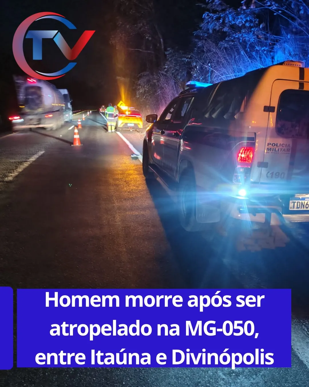 Acidente fatal na MG-050 entre Itaúna e Divinópolis