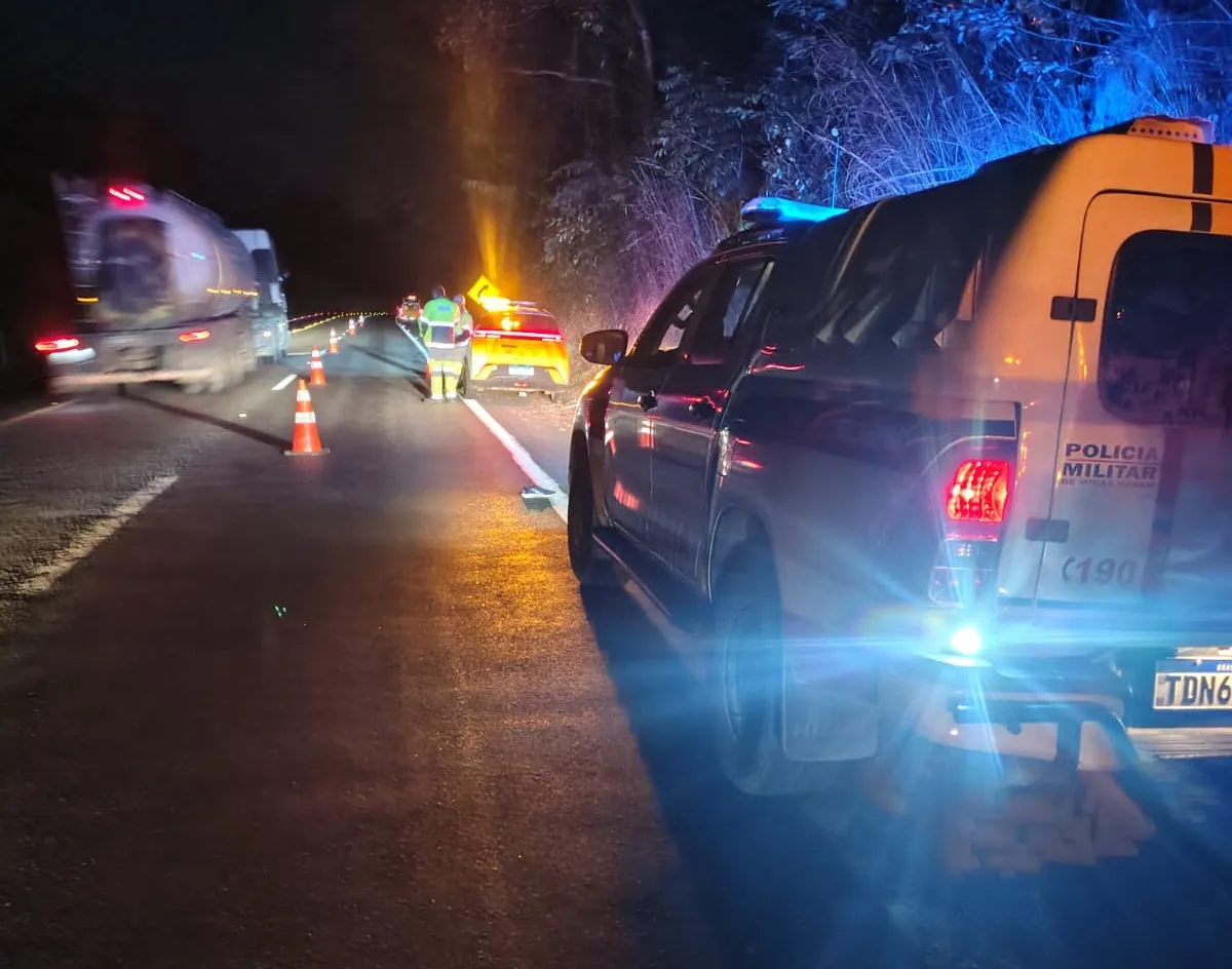 Pedestre morre atropelado na MG-050 em Carmo do Cajuru