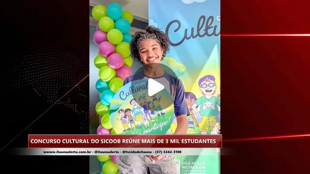 Concurso cultural do Sicoob Centro-Oeste reúne estudantes de Itaúna e Mário Campos