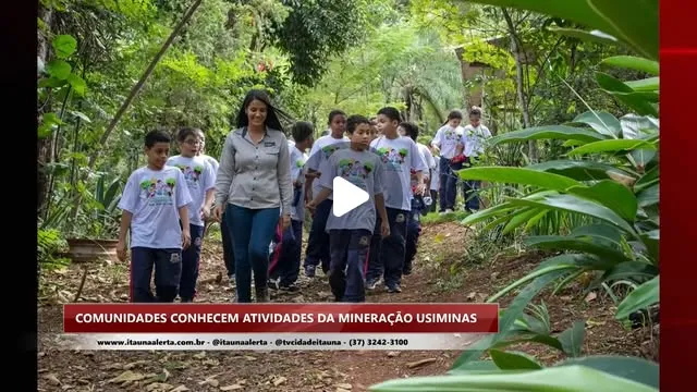Programa Portas Abertas aproxima comunidades das atividades da mineração Usiminas