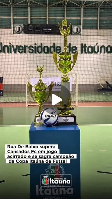Copa Itaúna de Futsal: Rua de Baixo é campeão