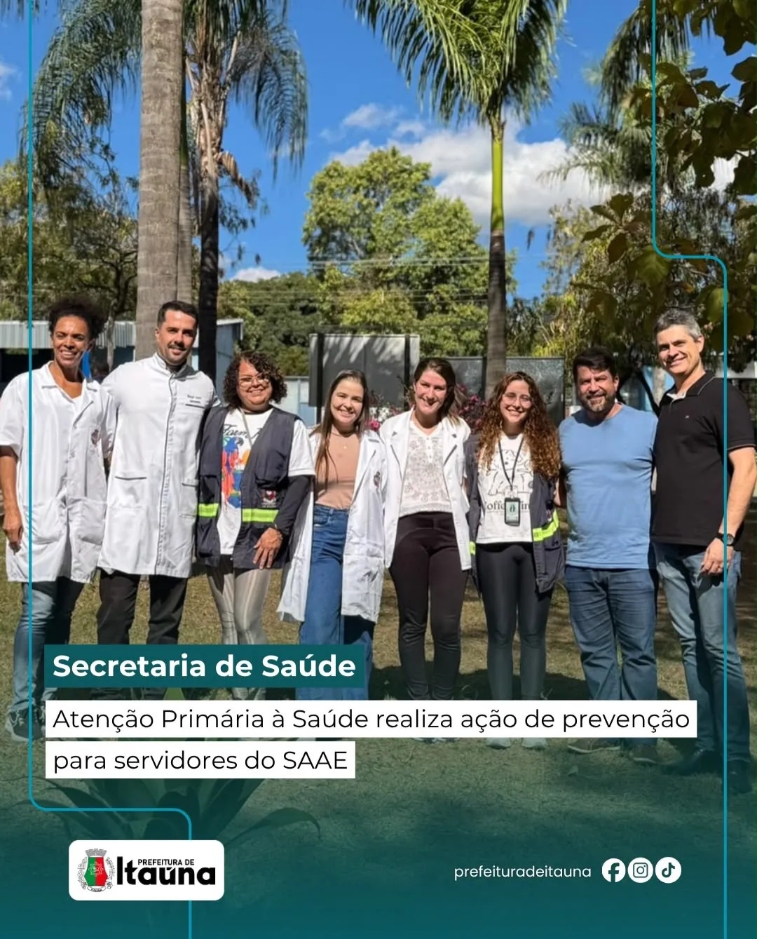 Ação de saúde para servidores em Itaúna