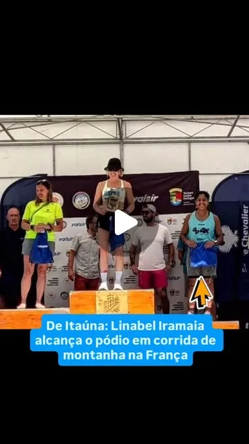 Linabel Iramaia conquista 3º lugar em trail nos Alpes franceses