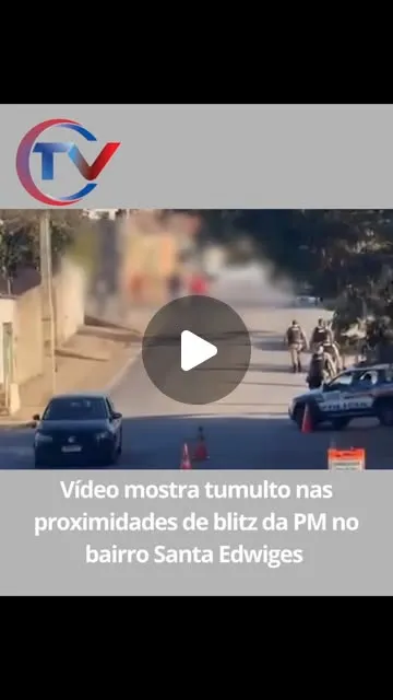 Confusão registrada em blitz da Polícia Militar em Itaúna