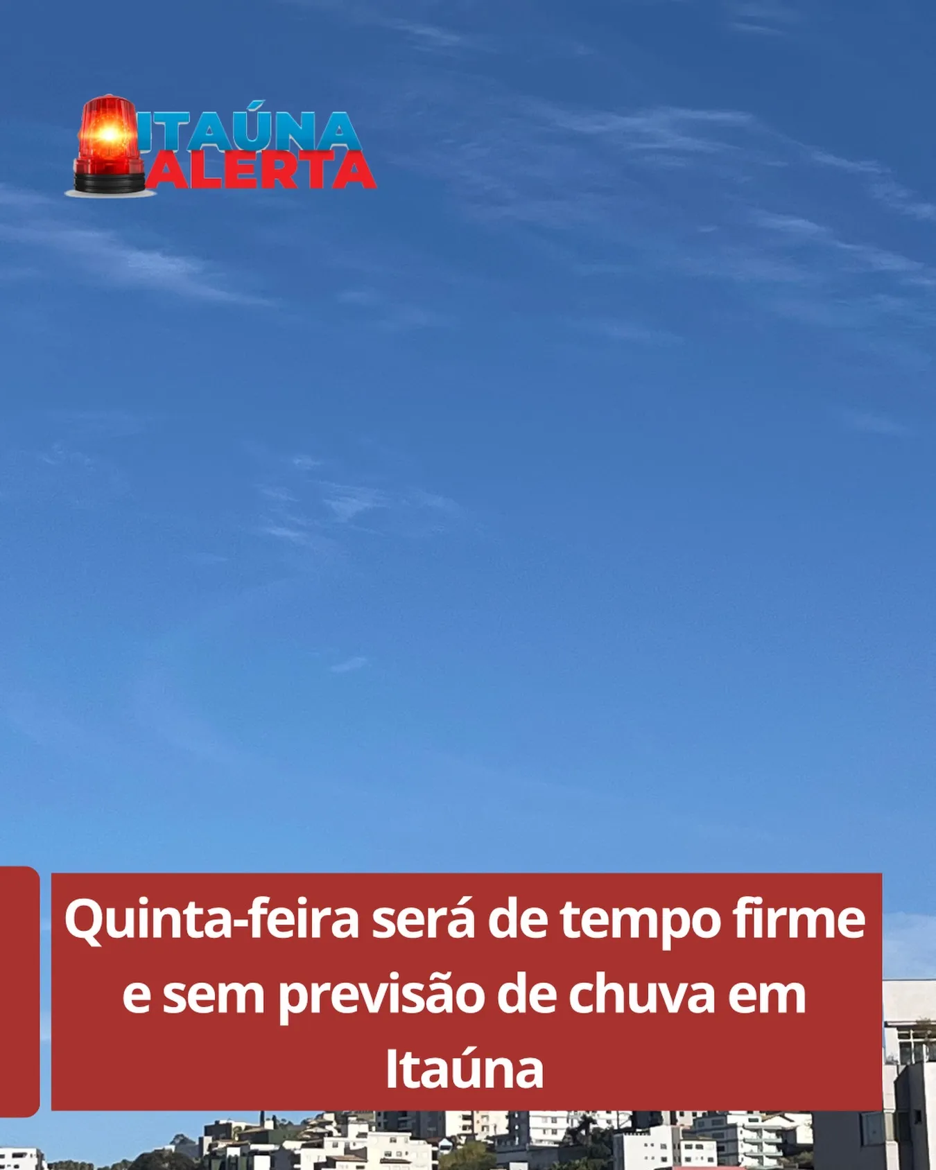Previsão do Tempo em Itaúna para Quinta-feira