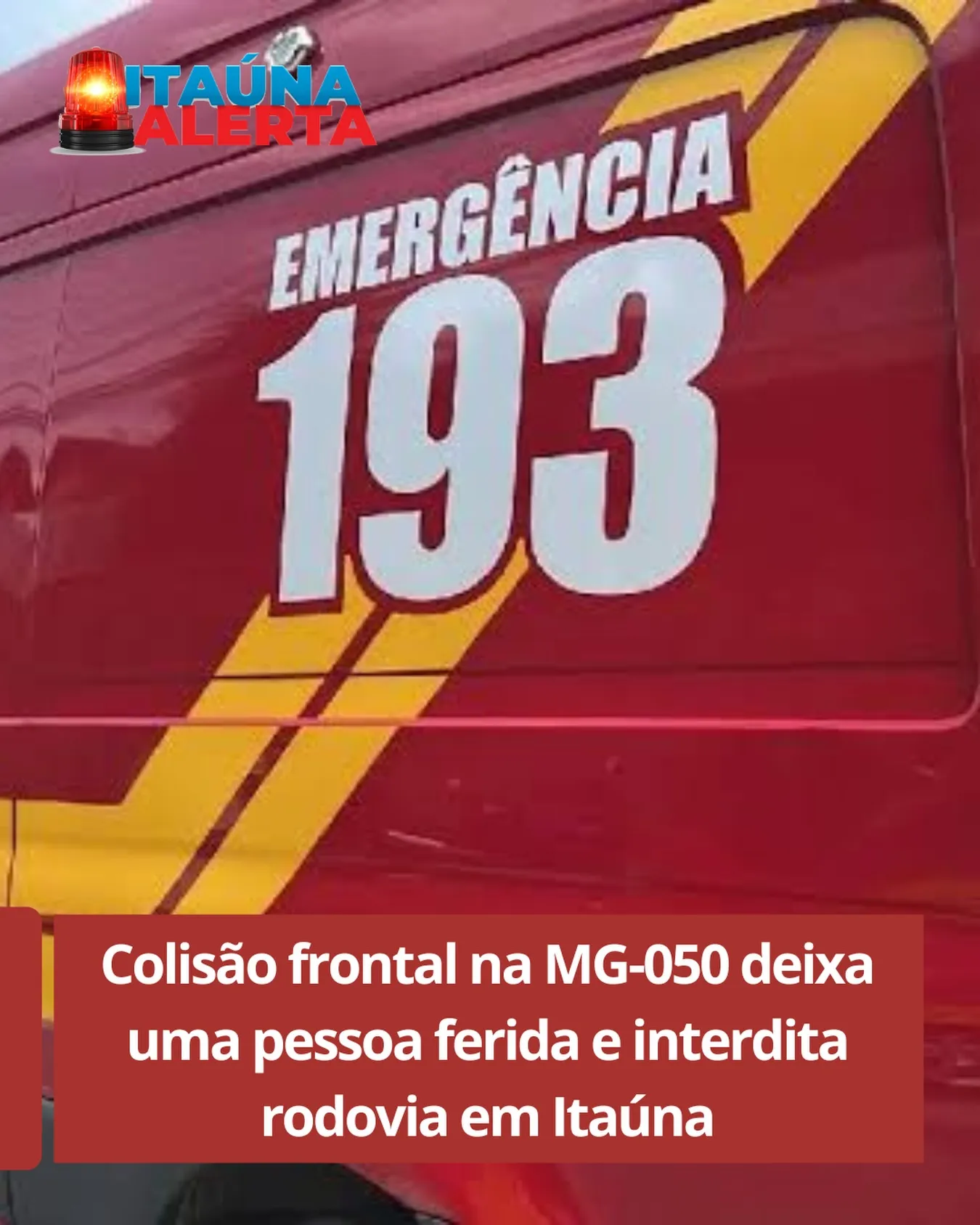 Colisão na MG-050 em Itaúna deixa feridos
