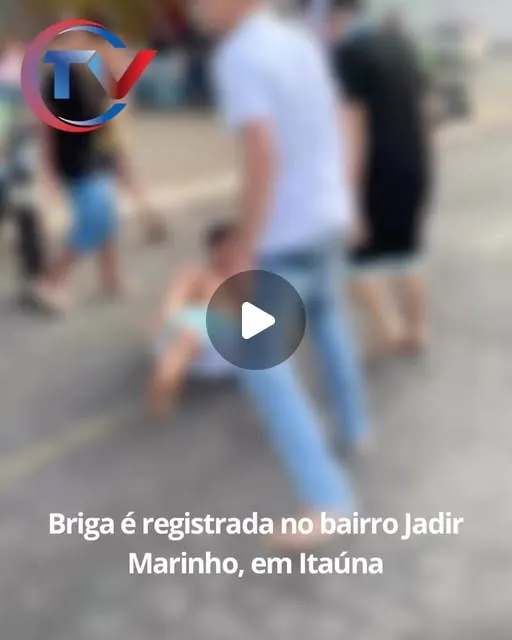 Vídeo mostra briga na praça do bairro Jadir Marinho