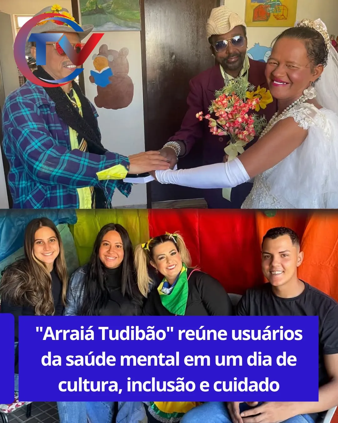 Arraiá Tudibão celebra saúde mental no Centro de Convivência