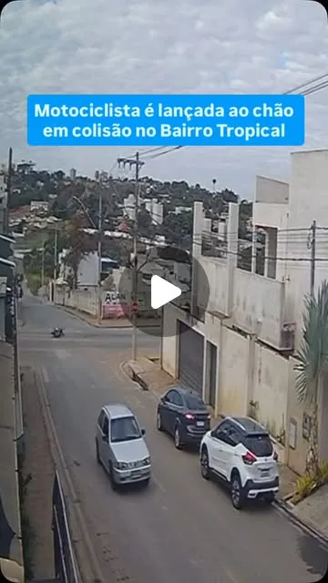 Acidente entre carro e moto deixa motociclista ferida no Tropical