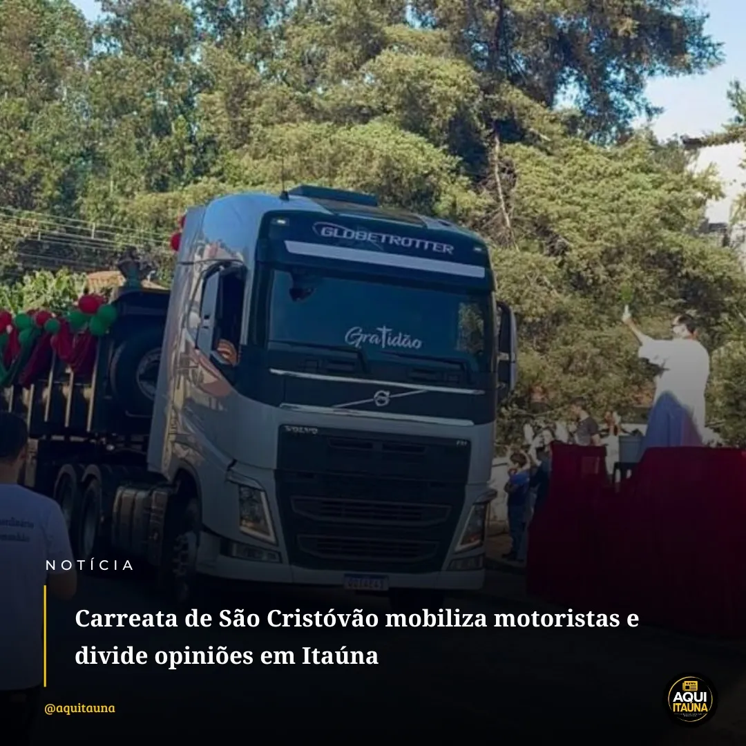 Carreata de São Cristóvão mobiliza motoristas e divide opiniões