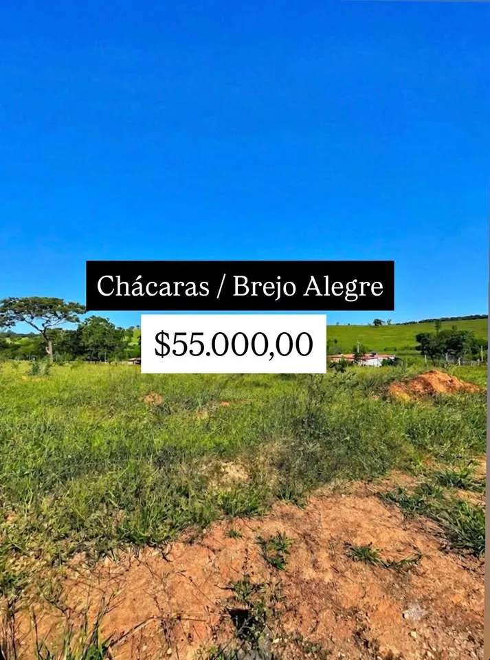 Chácara de 1.000 m² à venda no Brejo Alegre