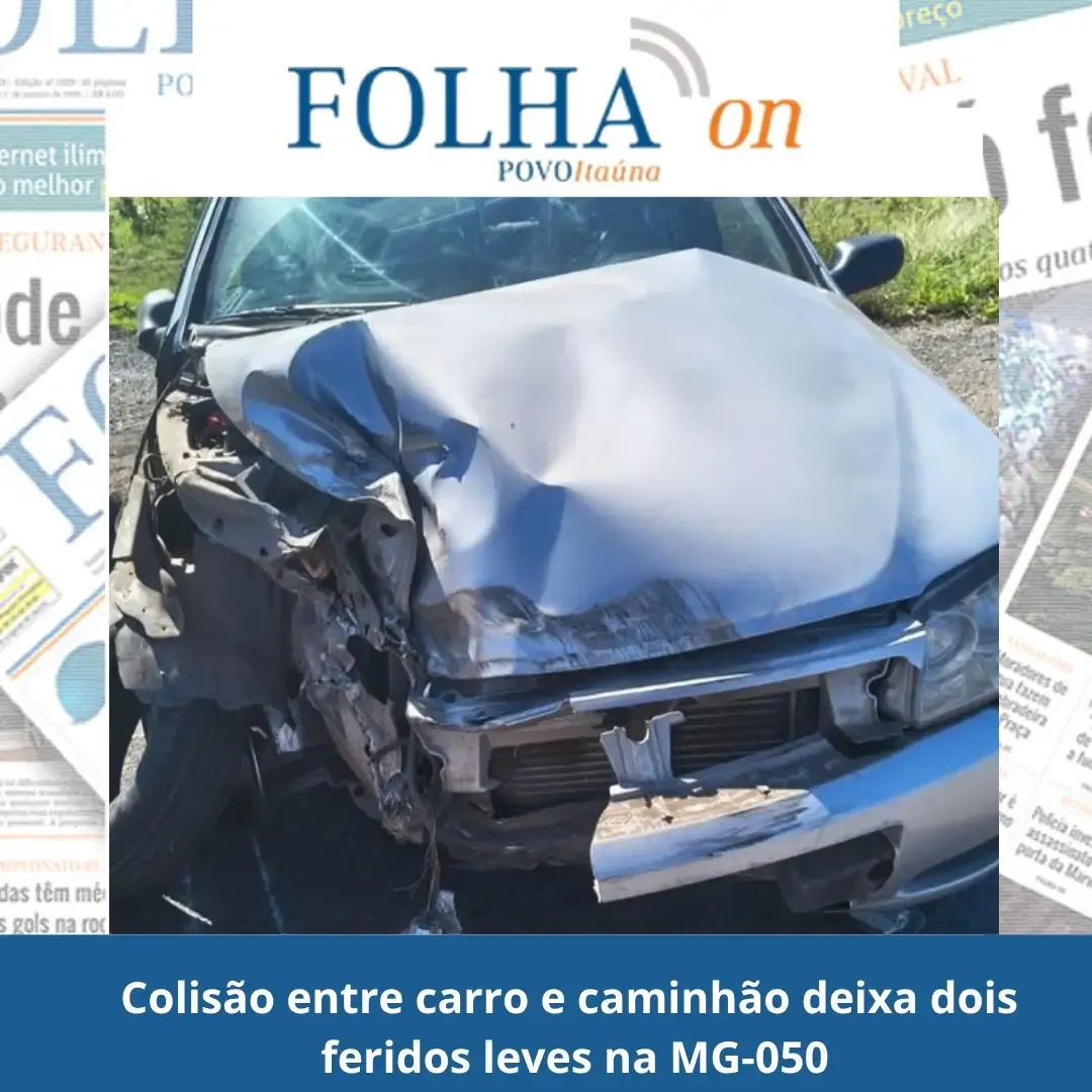 Acidente na MG-050 entre Itaúna e Carmo do Cajuru