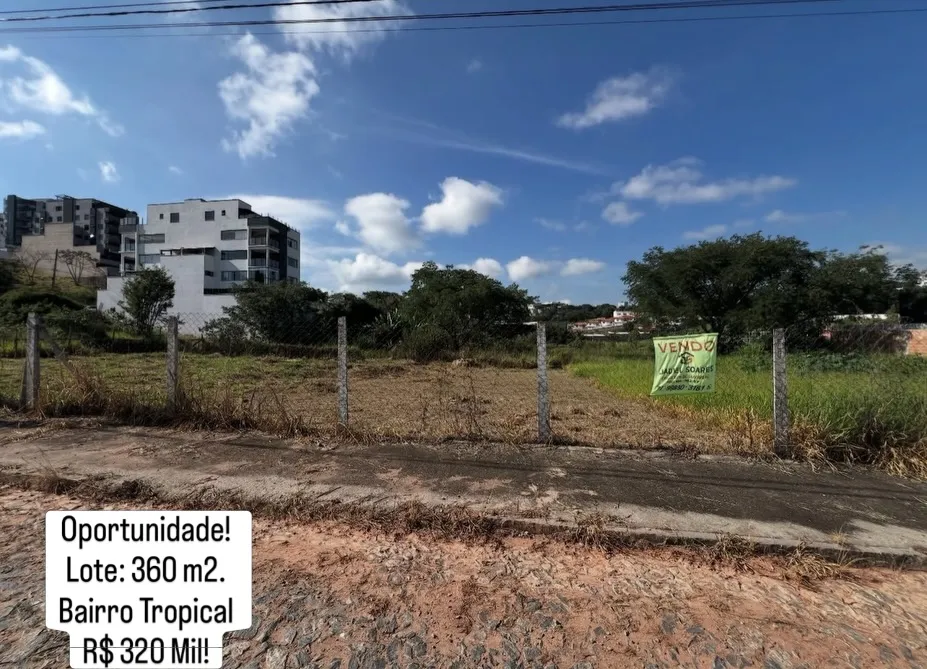 Lote 360 m² à venda no Bairro Tropical