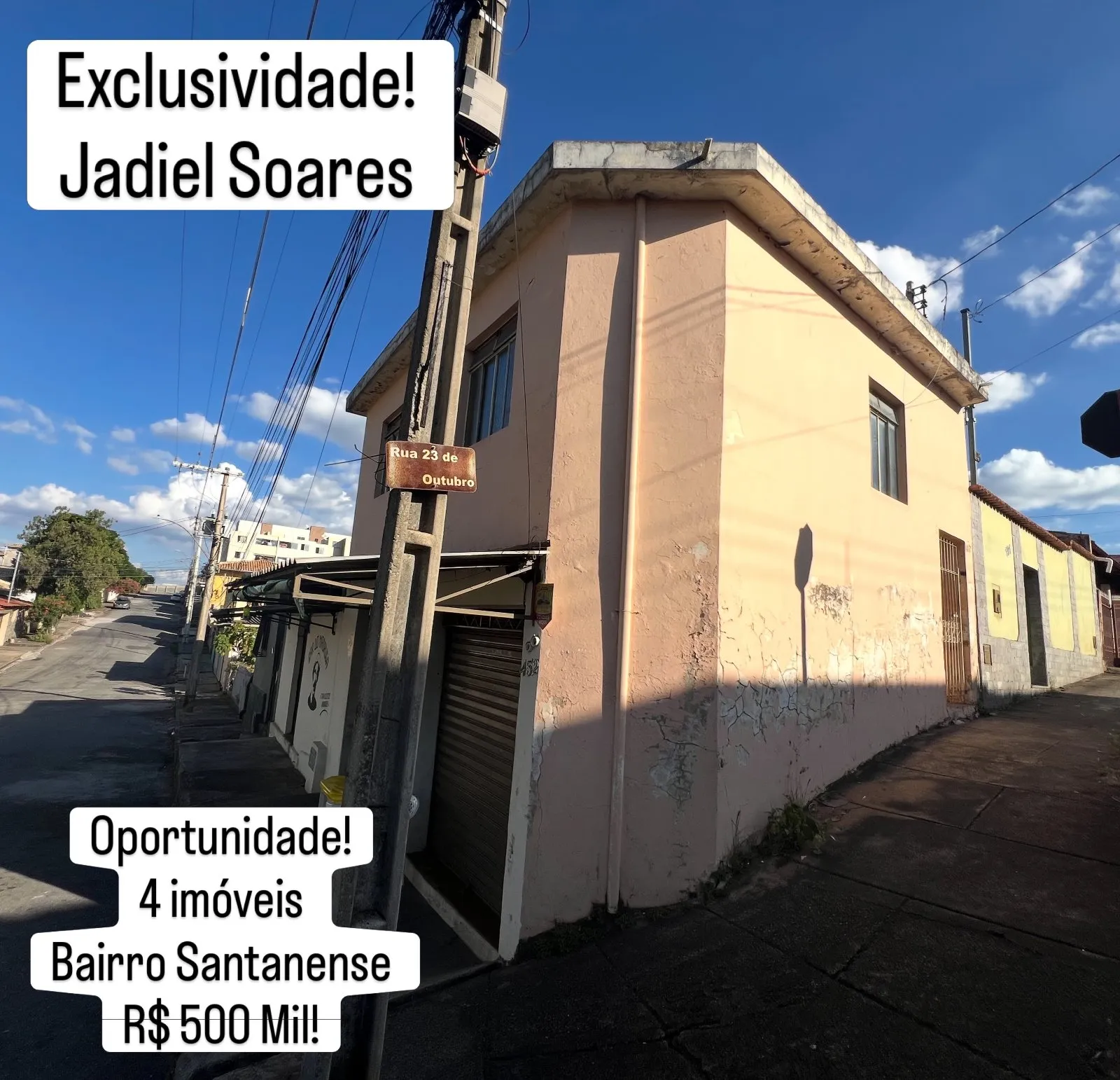 4 imóveis para investimento - R$ 500.000