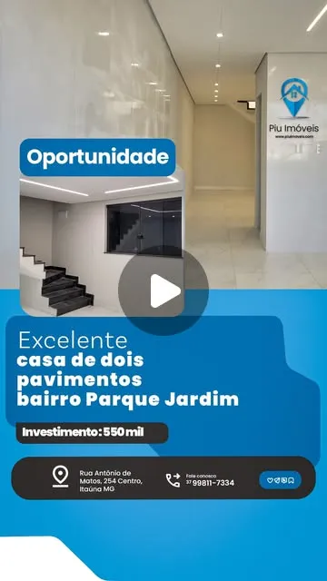 Casa 119 m² com 3 quartos no Bairro Parque Jardim
