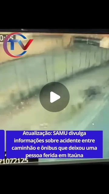 Acidente entre caminhão e ônibus no Santa Edwiges