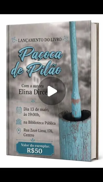 Lançamento de livro por membro da ACVC Associação Cultural