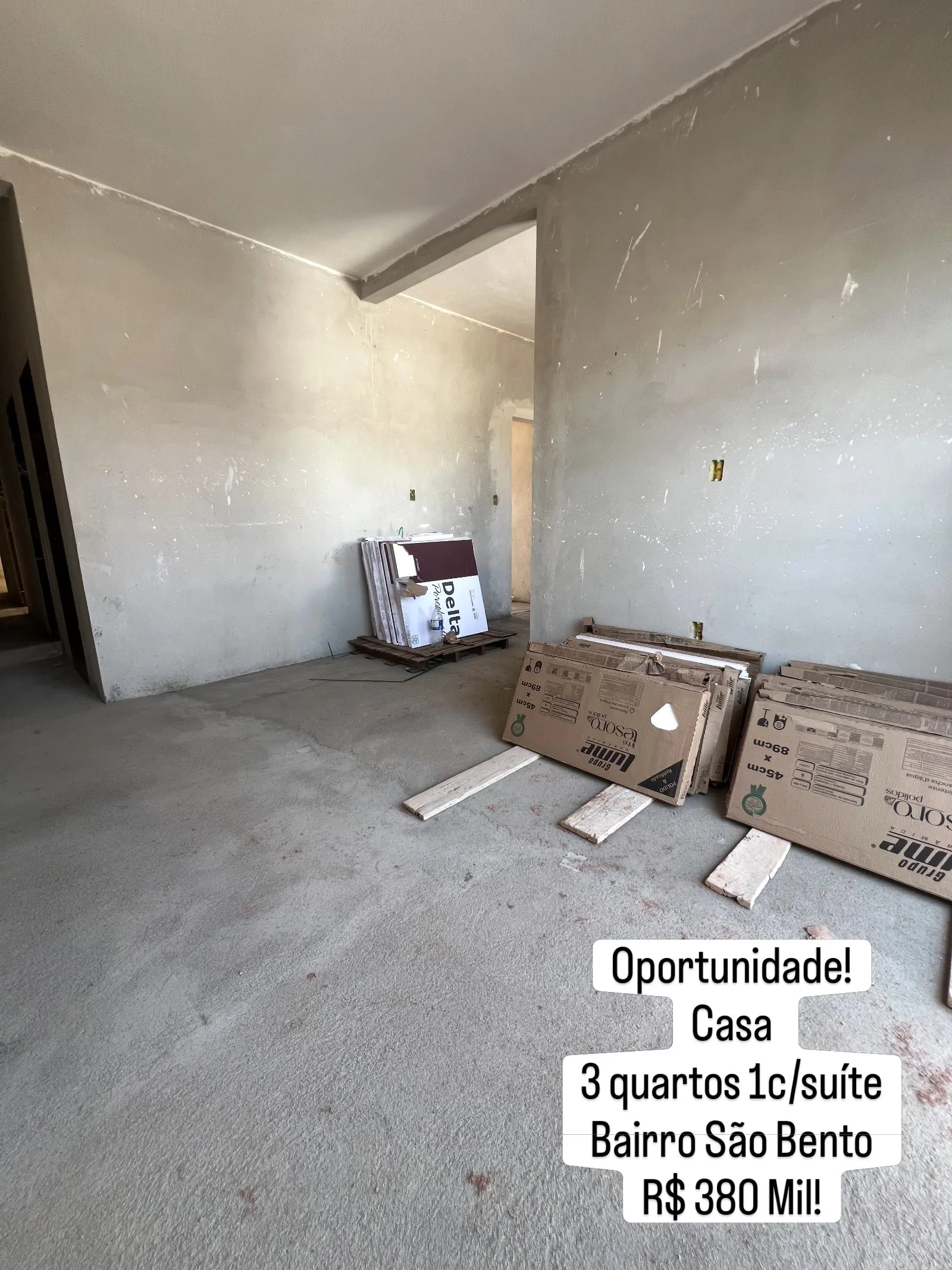 Casa 3 quartos com suíte à venda no São Bento