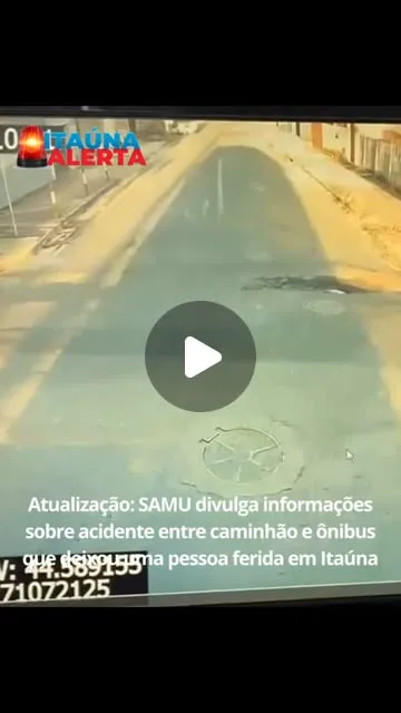 Acidente entre caminhão e ônibus deixa ferido no Santa Edwiges