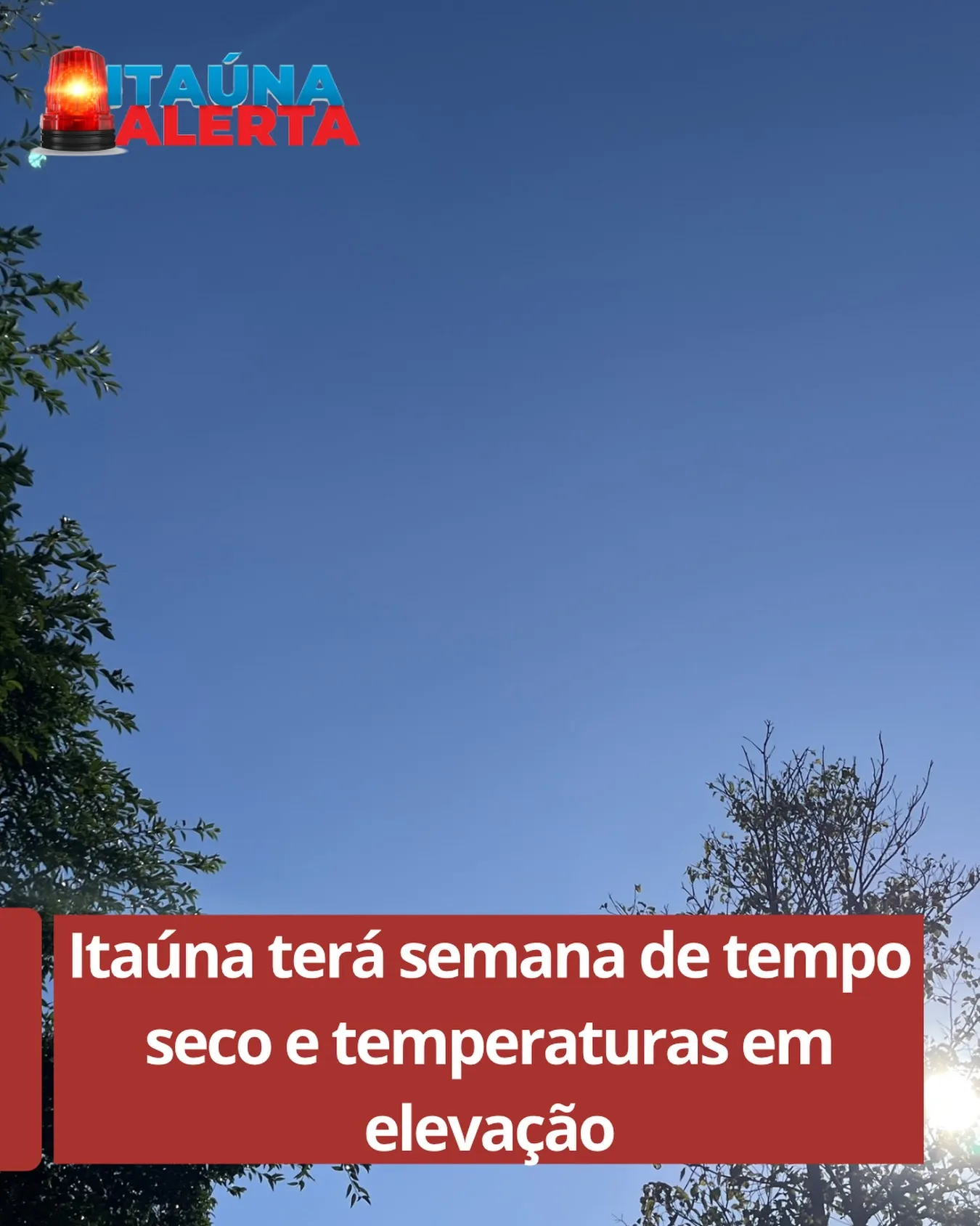 Previsão do tempo: semana começa com sol e calor em alta