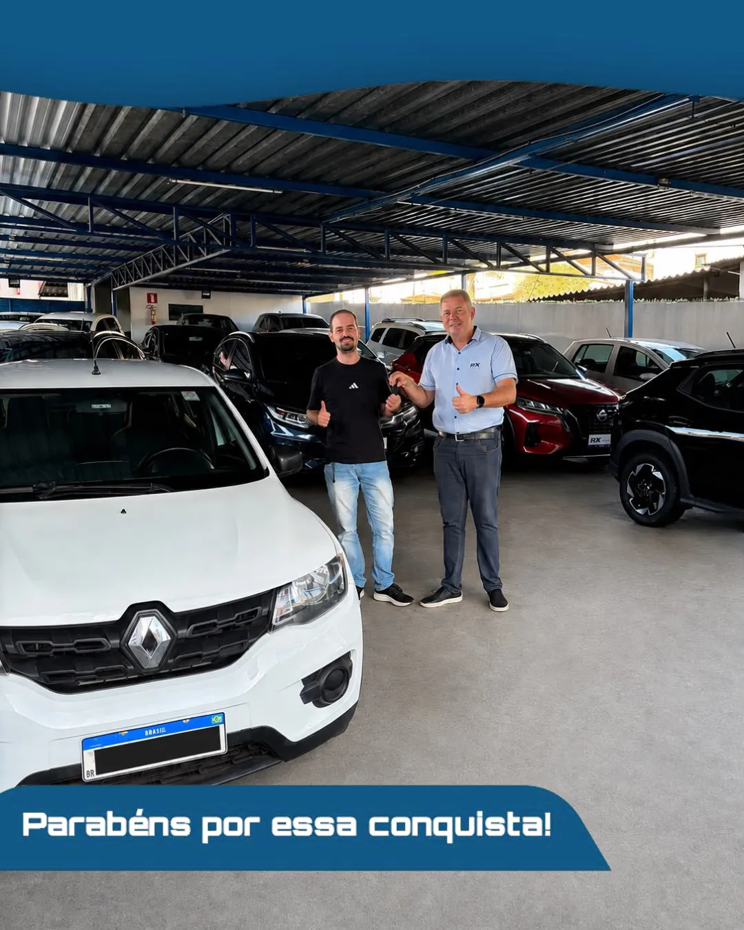 Carro entregue pela RX Multimarcas