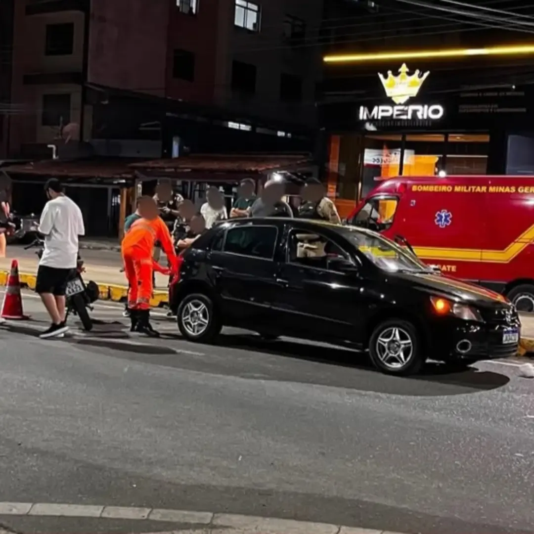 Motociclista fica ferido em acidente na Avenida Jove Soares