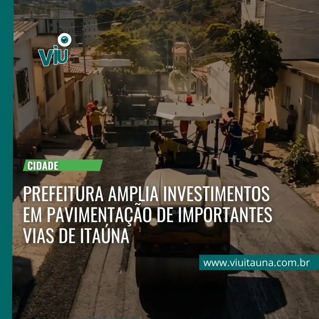 Prefeitura amplia investimentos em pavimentação de vias em Itaúna