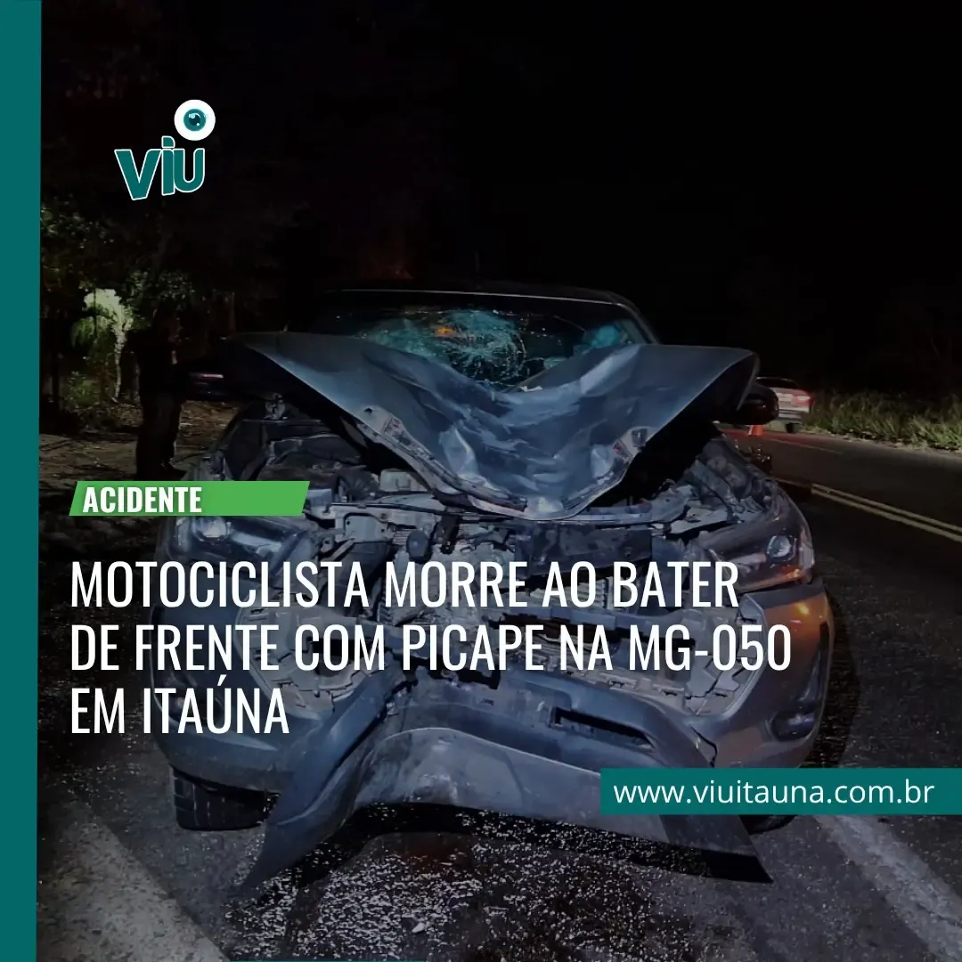 Motociclista morre em acidente na MG-050 em Itaúna