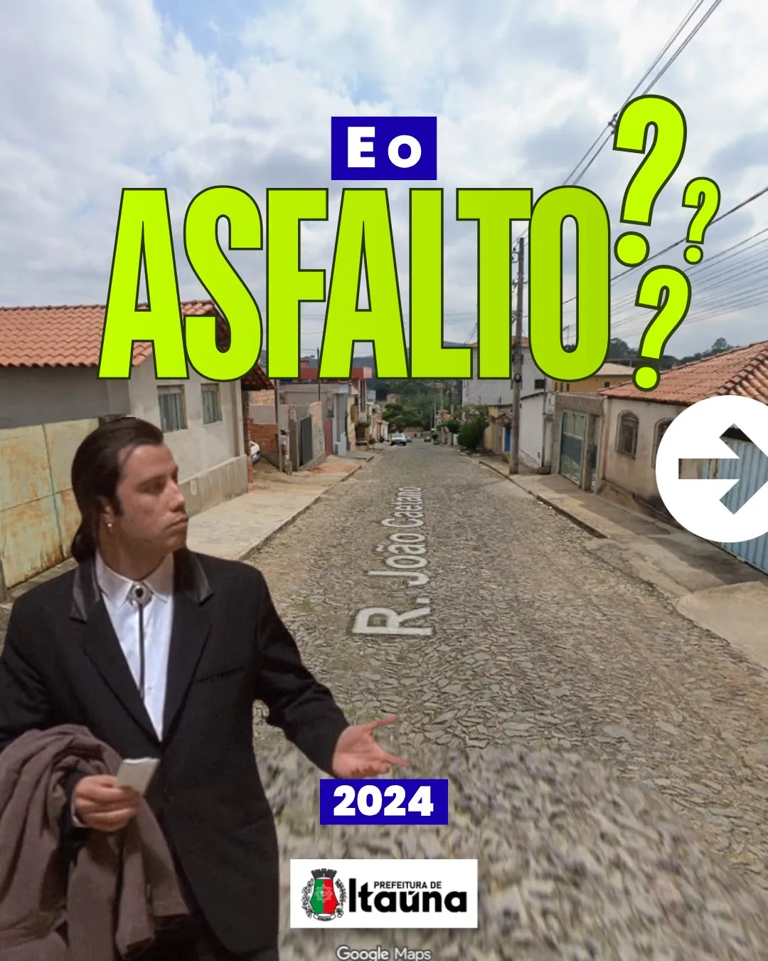 Asfaltamento da Rua João Caetano no Santanense
