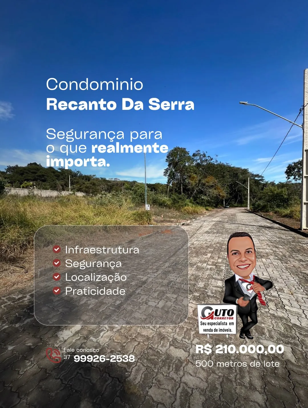 Lote em condomínio fechado - 500m²