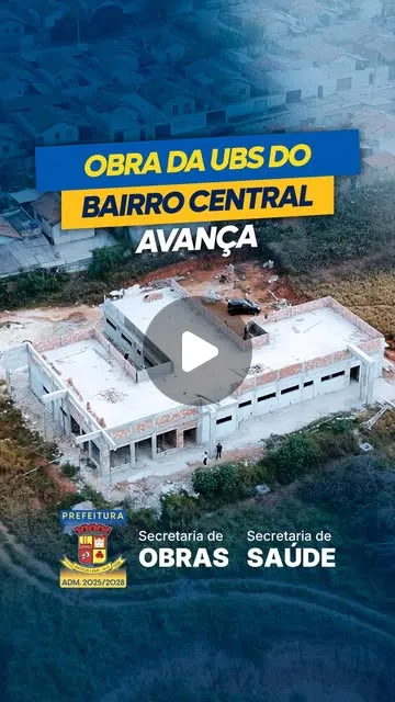 Nova UBS no Bairro Central em Mateus Leme