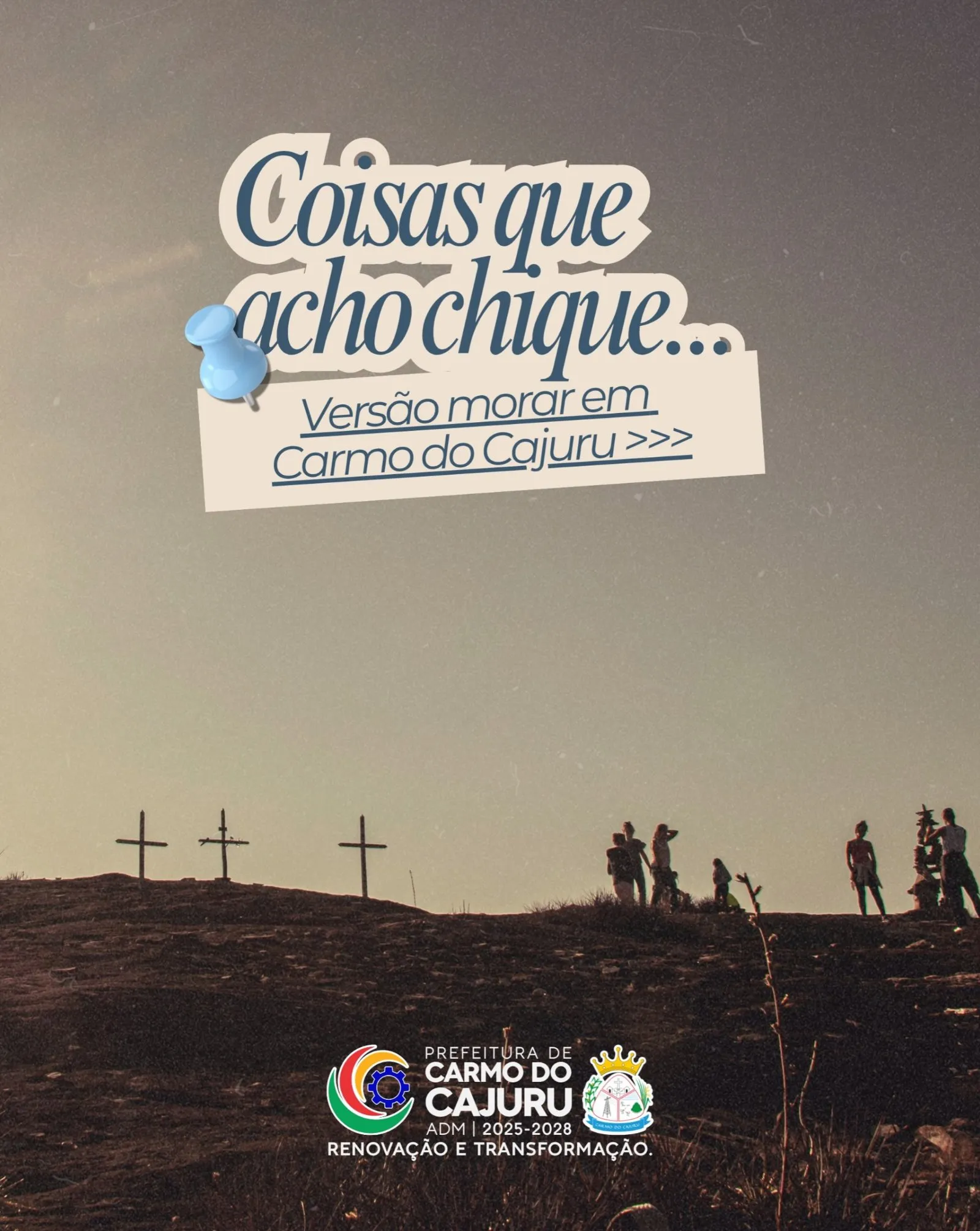Acho chique... Versão morar em Carmo do Cajuru