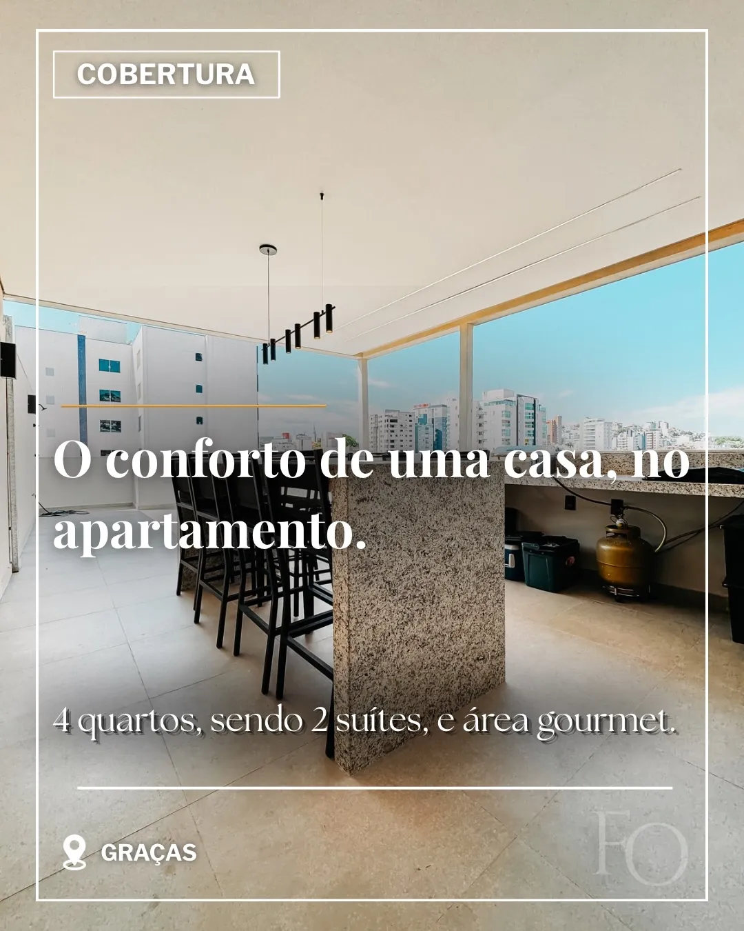 Cobertura 4 quartos à venda nas Graças