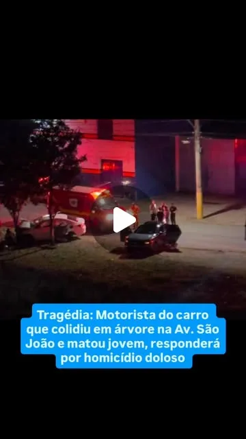 Motorista é preso após acidente fatal na Av. São João