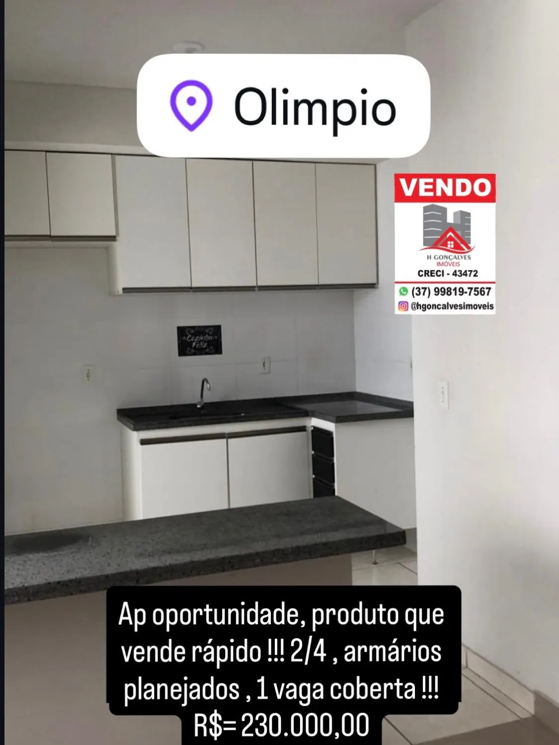 Apartamento 2 quartos à venda perto do Centro
