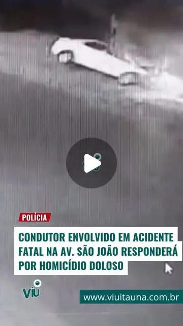 Condutor de acidente fatal na Av. São João responde por homicídio