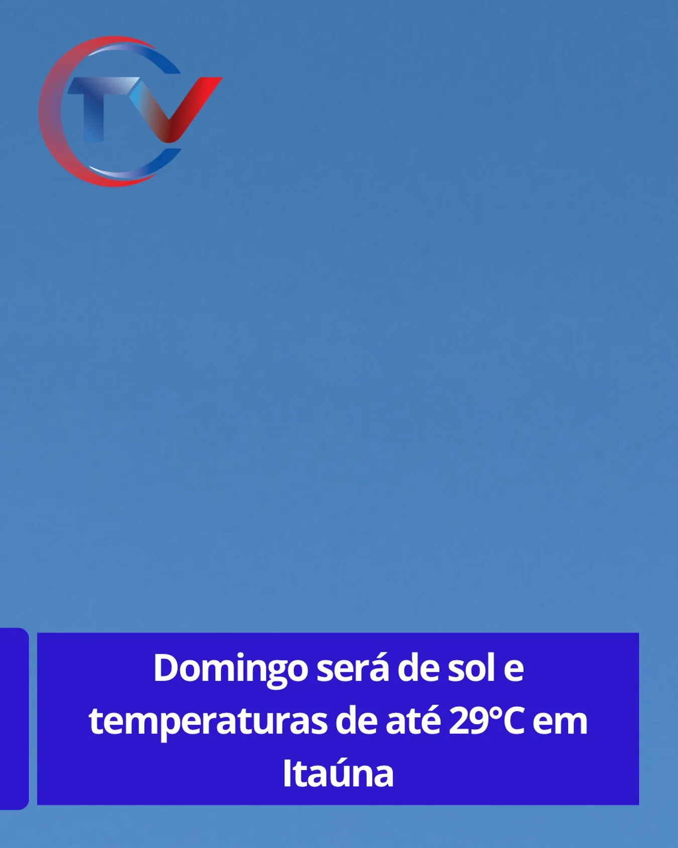 Previsão do tempo em Itaúna: Sol e calor no domingo