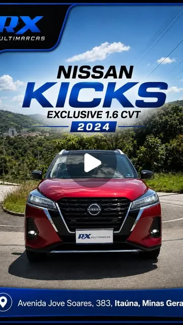 Nissan Kicks Exclusive 1.6 CVT 2024 – 54 mil km