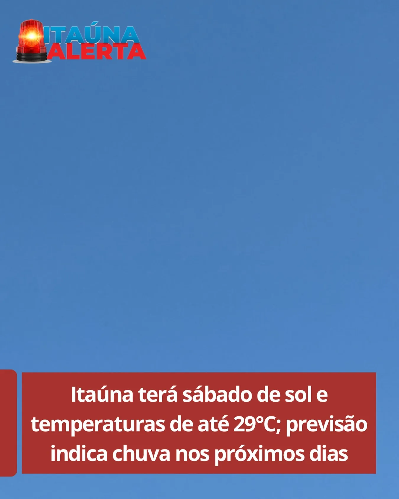Previsão do tempo em Itaúna para os próximos dias