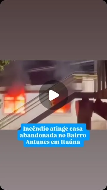 Incêndio atinge imóvel abandonado no Bairro Antunes