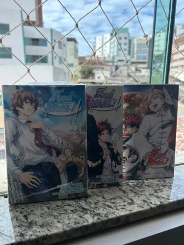 Food Wars! - Mangás Volumes 8, 14 e 15