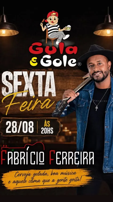 Show com Fabrício Ferreira no Gula & Gole