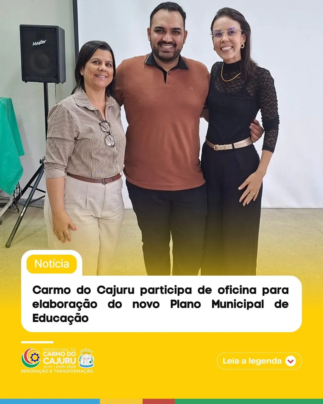 Carmo do Cajuru inicia elaboração do Plano Municipal de Educação