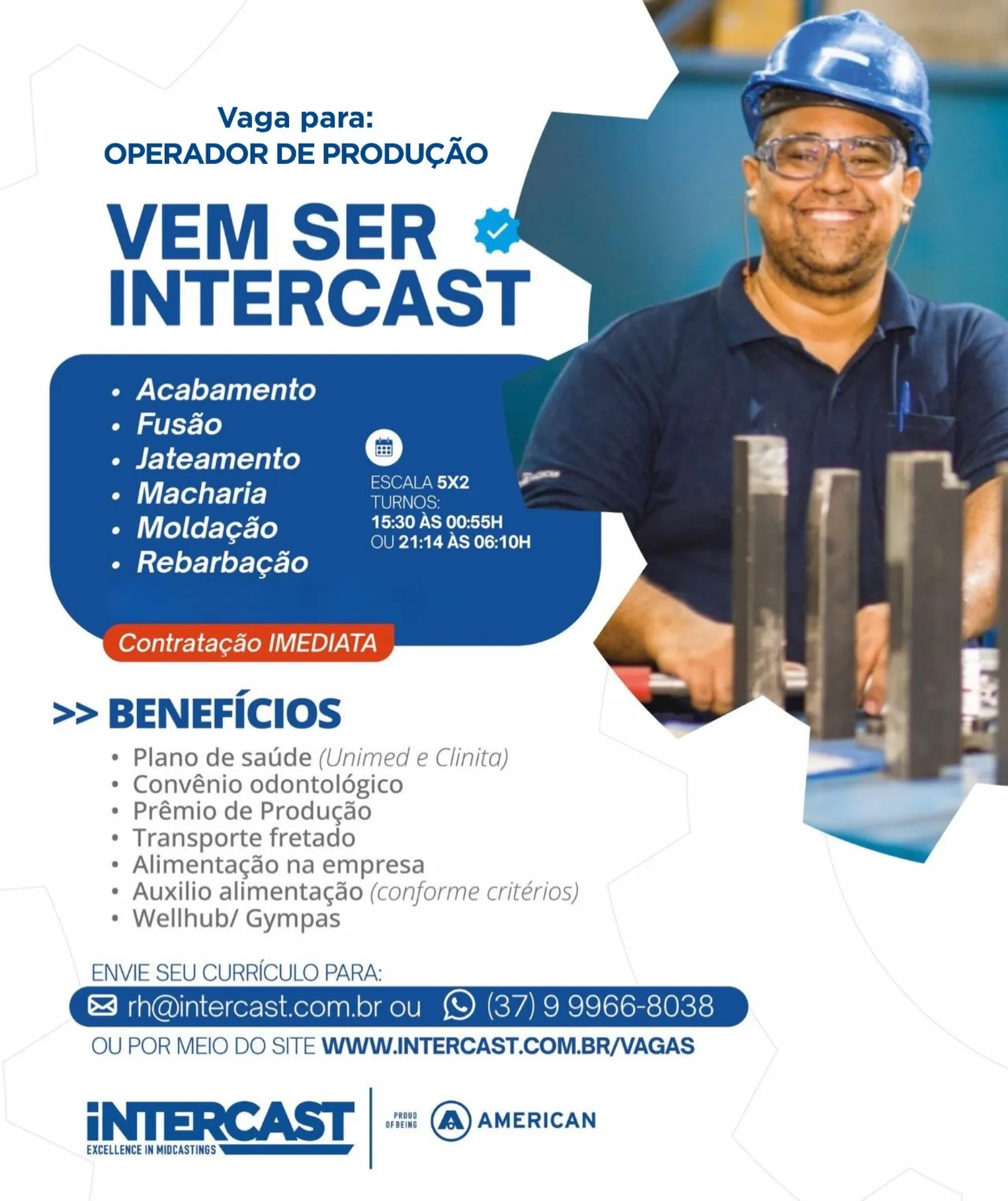 Faça parte do time Intercast – Envie seu currículo